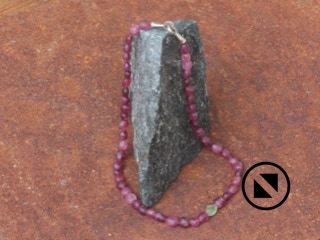 Turmalinkette mit Weißgoldschließe